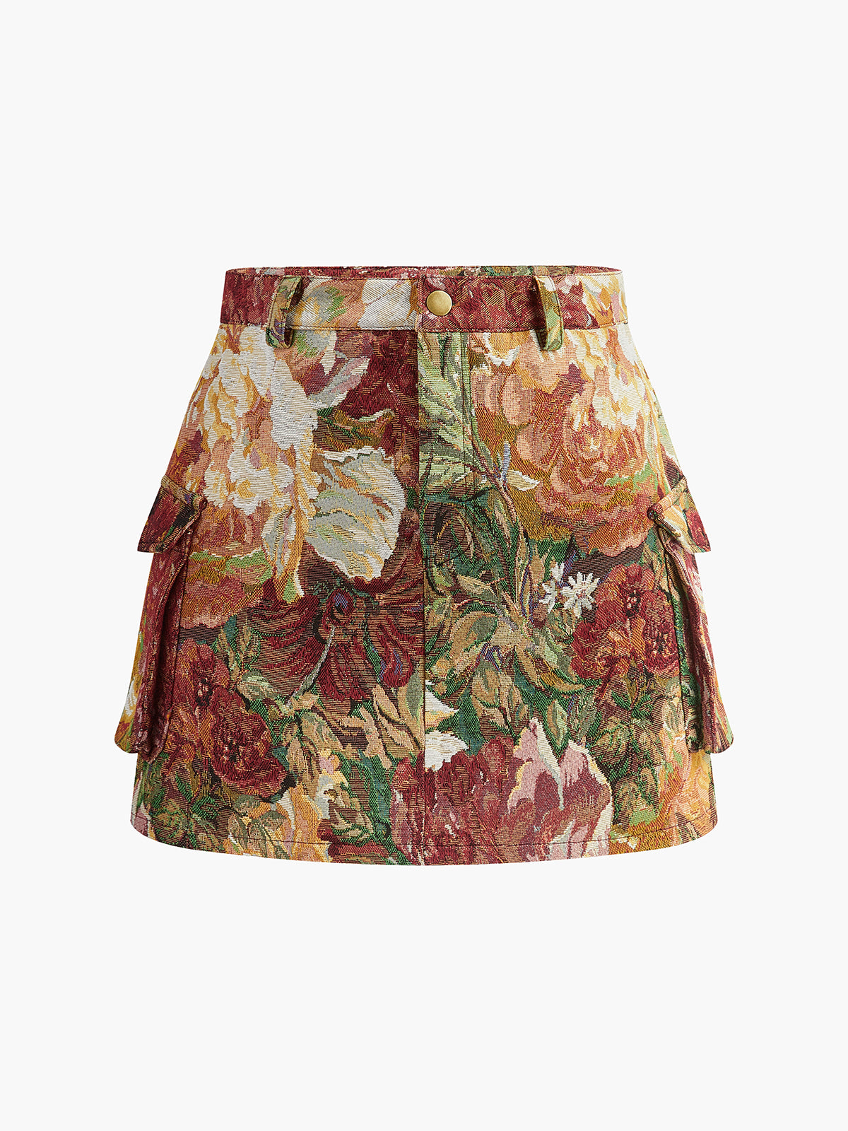 Floral Pocket Mini Skirt — Svelte Chic