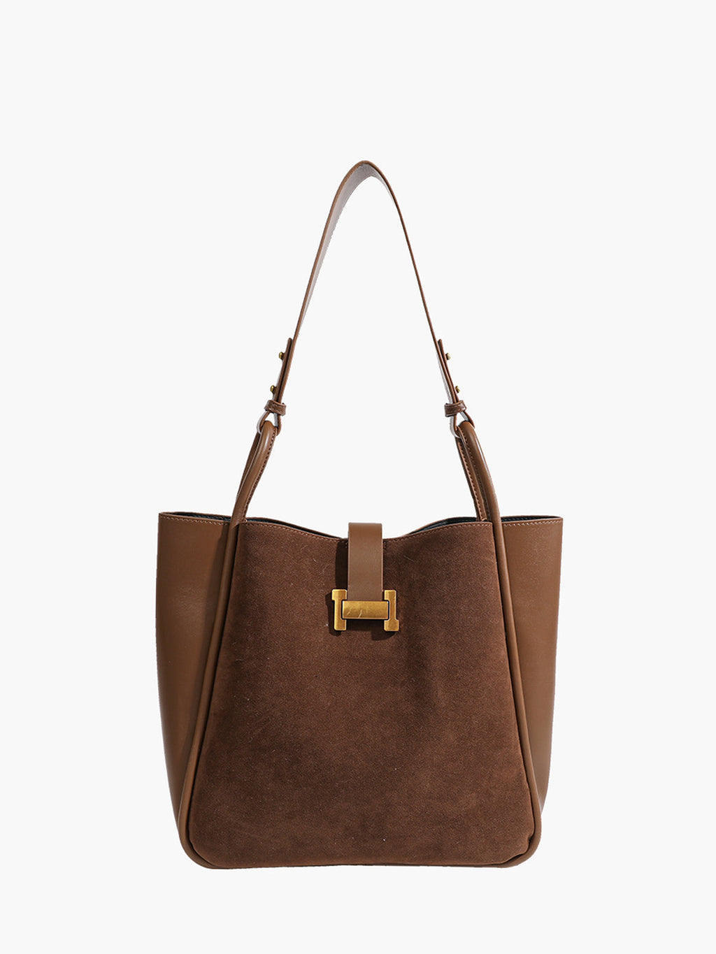 Metal Detail Panel Tote Bag — Svelte Chic