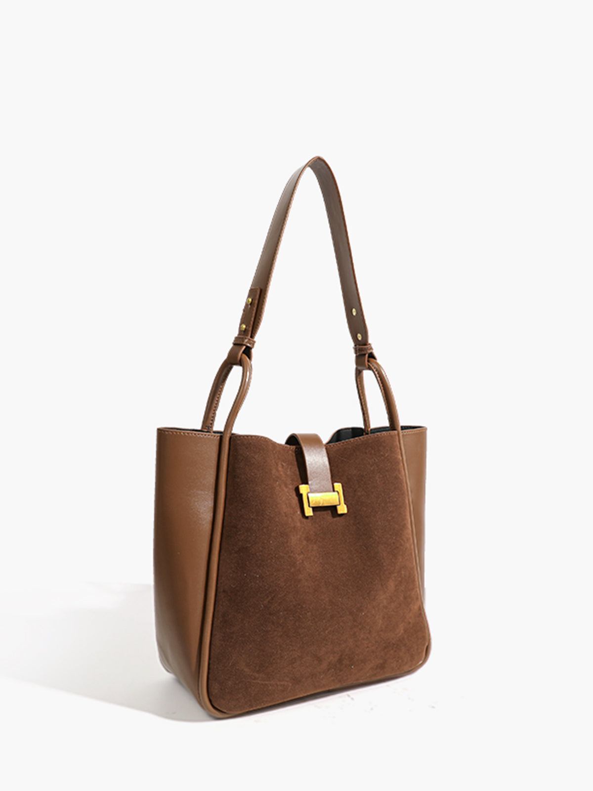 Metal Detail Panel Tote Bag — Svelte Chic