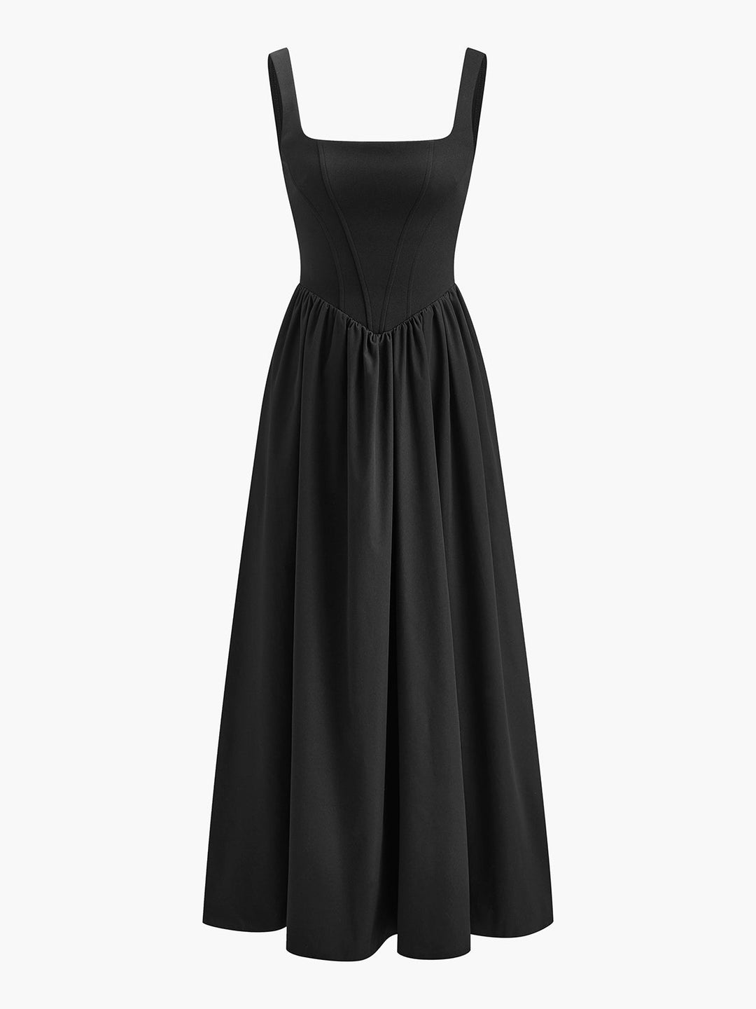 Şık Plise Fermuarlı Askılı Abiye Elbise