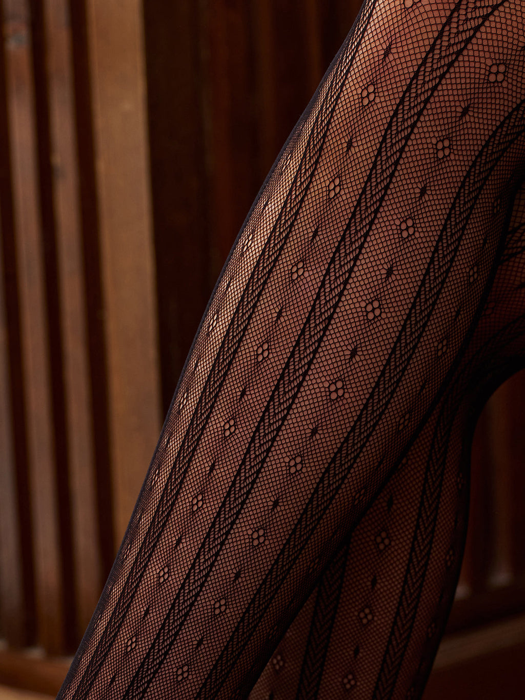 Openwork Floral Tights — Svelte Chic