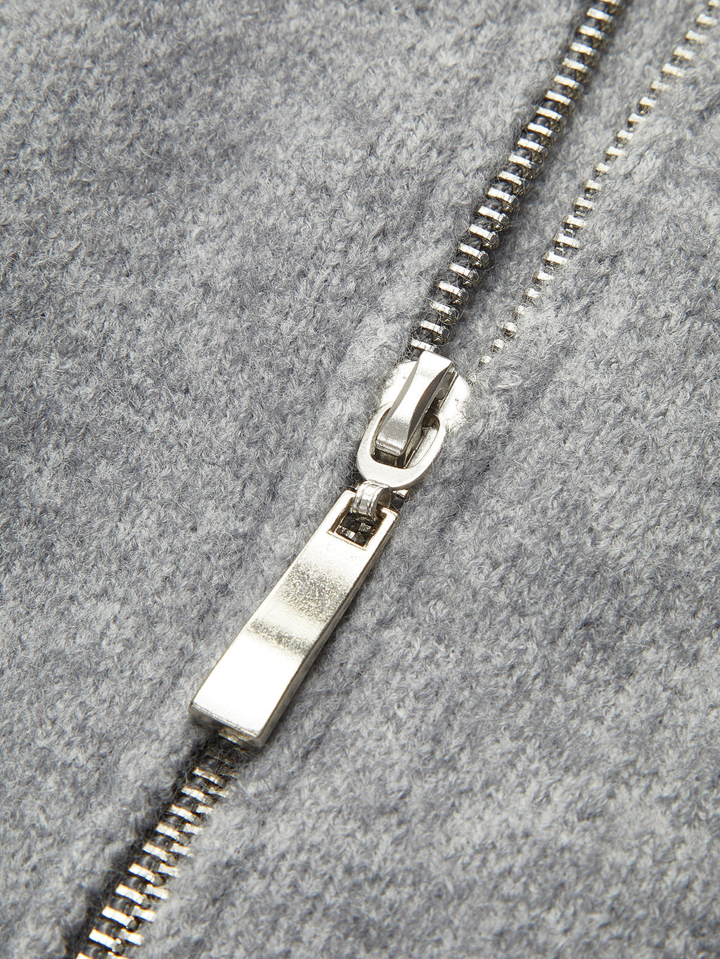 Zip Collar Oversized Knit Cardigan — Svelte Chic
