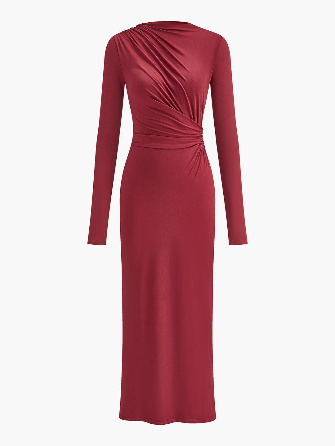 Елегантна ефирна вечерна рокля от джърси