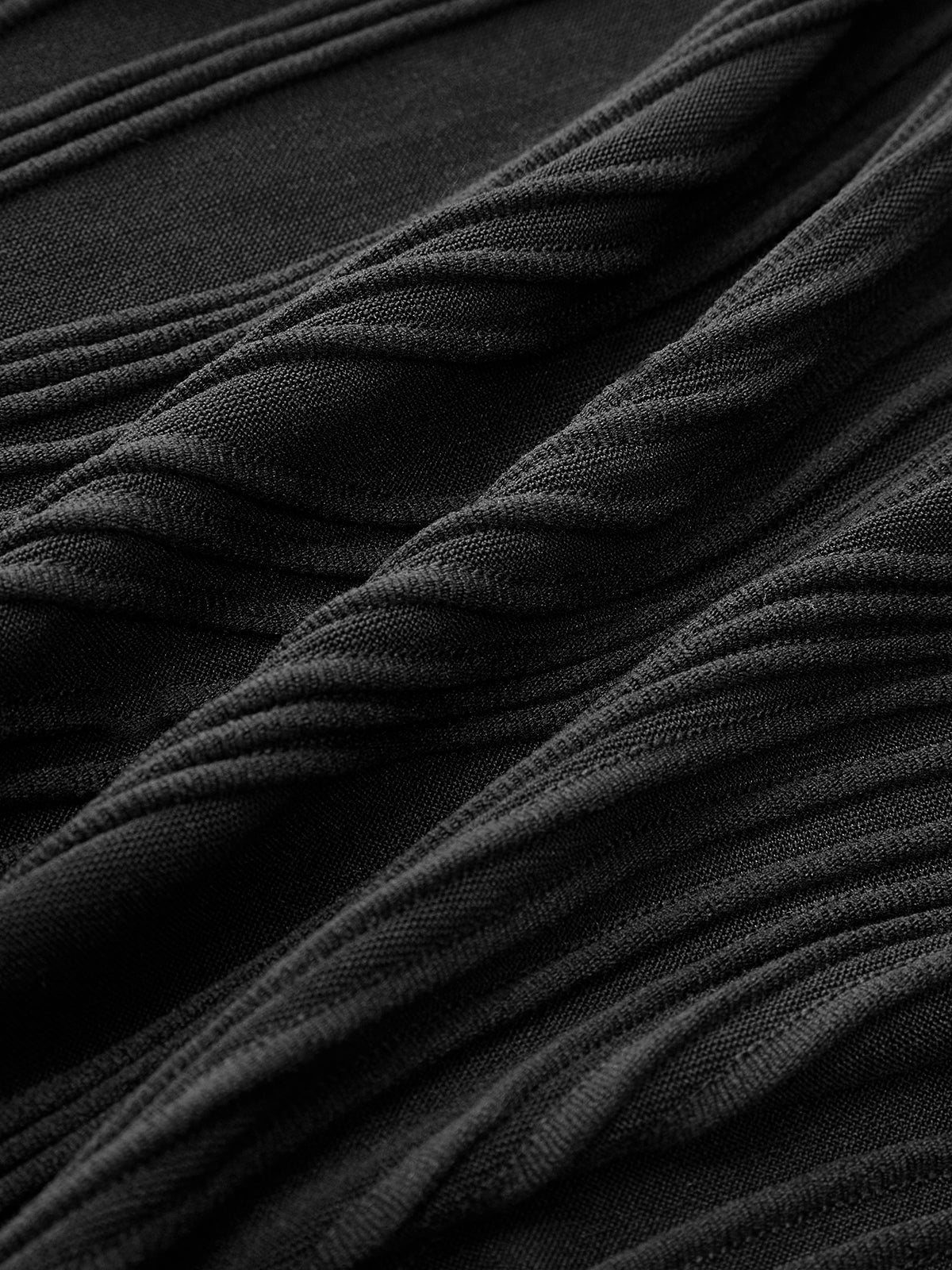 Pleated Halter Backless Maxi Dress — Svelte Chic