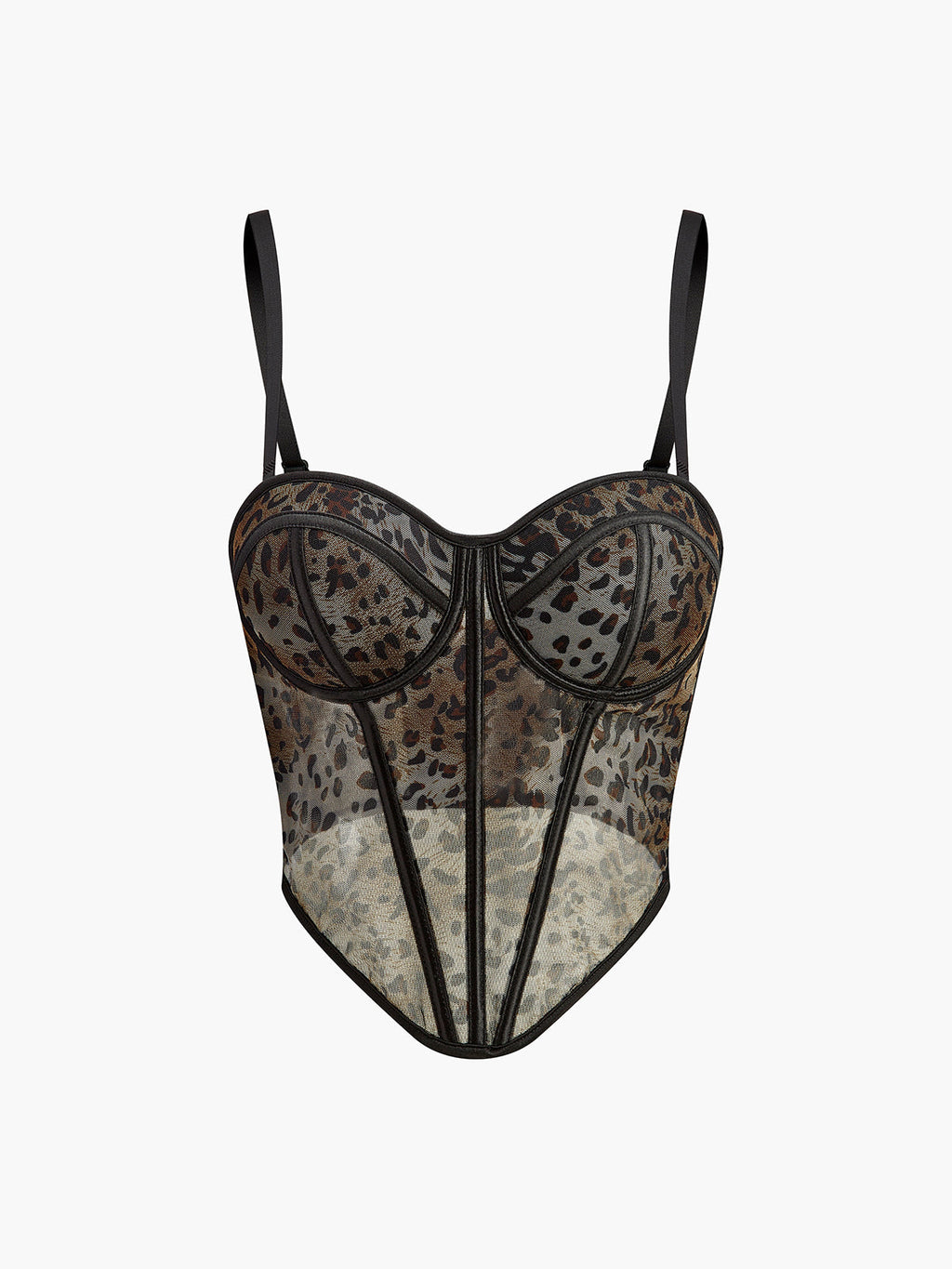 Leopard Print Cami Corset — Svelte Chic