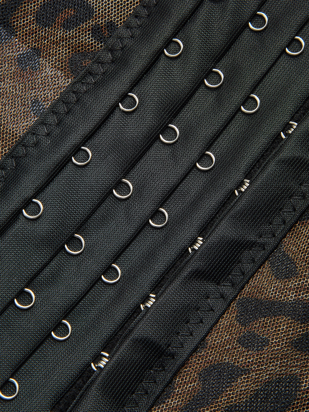 Leopard Print Mesh Corset — Svelte Chic