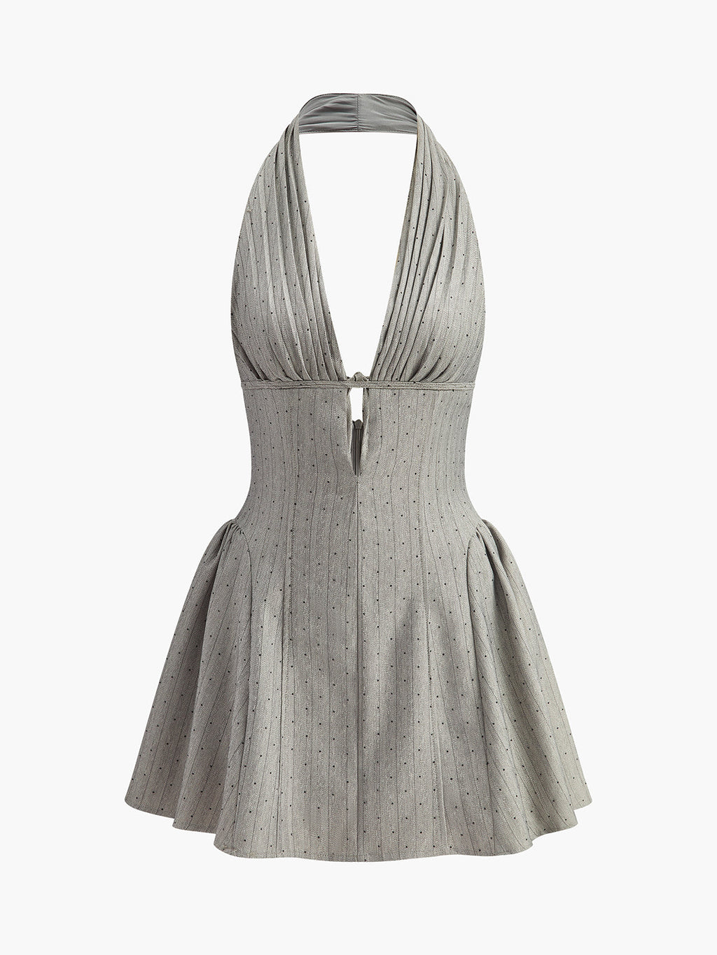 Ronia Halter Pleated Mini Dress — Svelte Chic