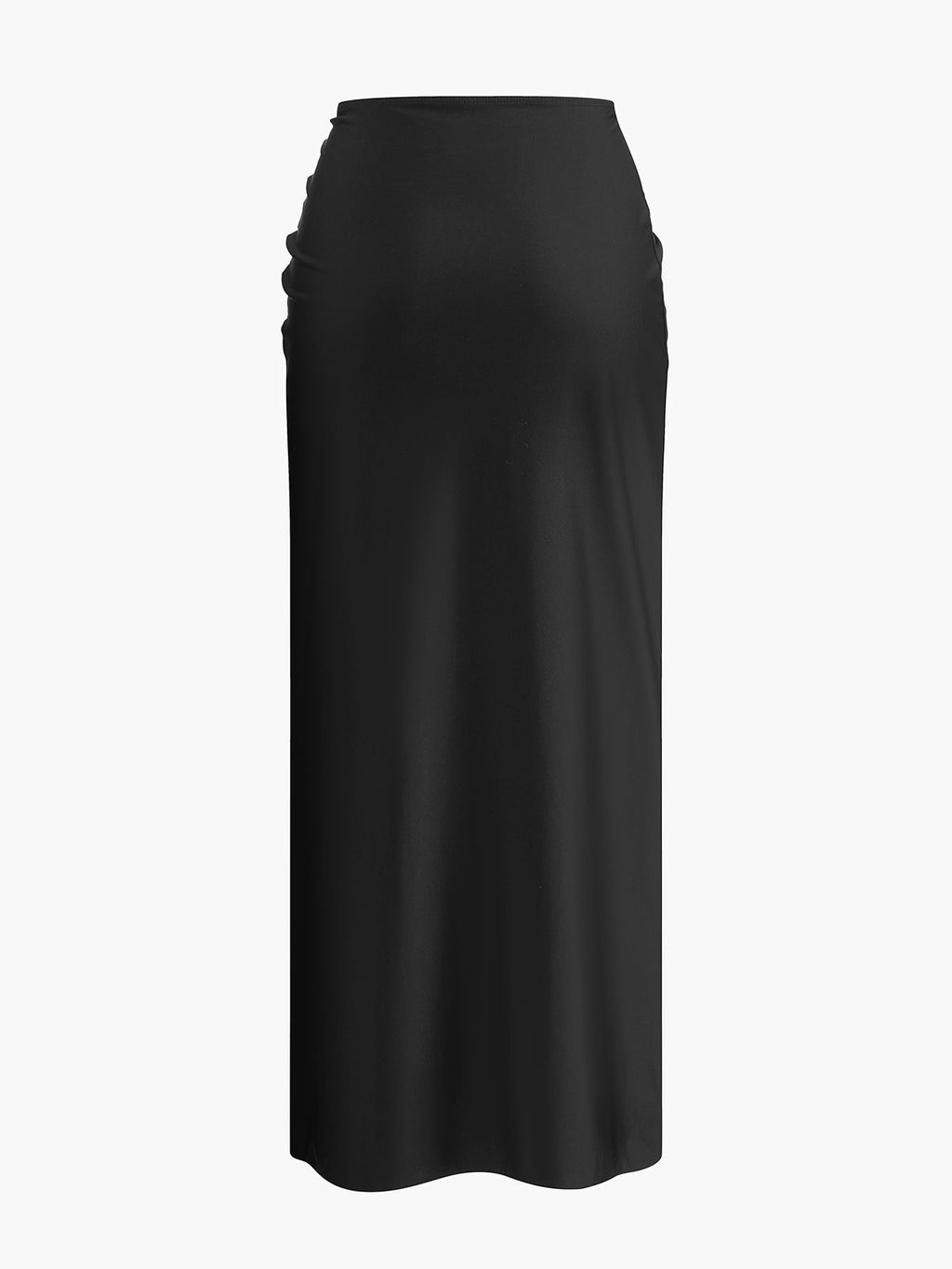 Metal Accent Twist Sarong Skirt — Svelte Chic