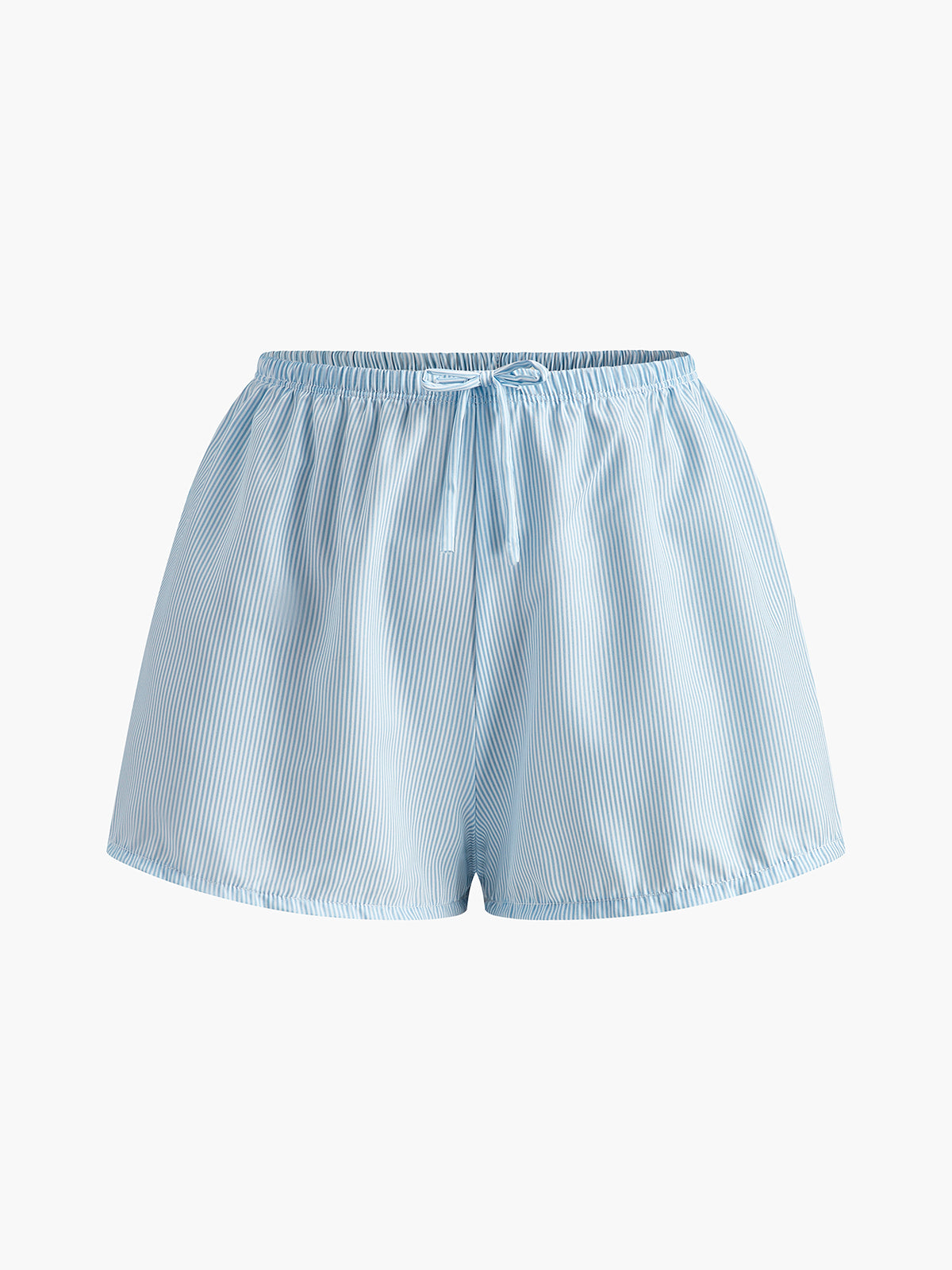 Striped Bikini Set with Shorts — Svelte Chic