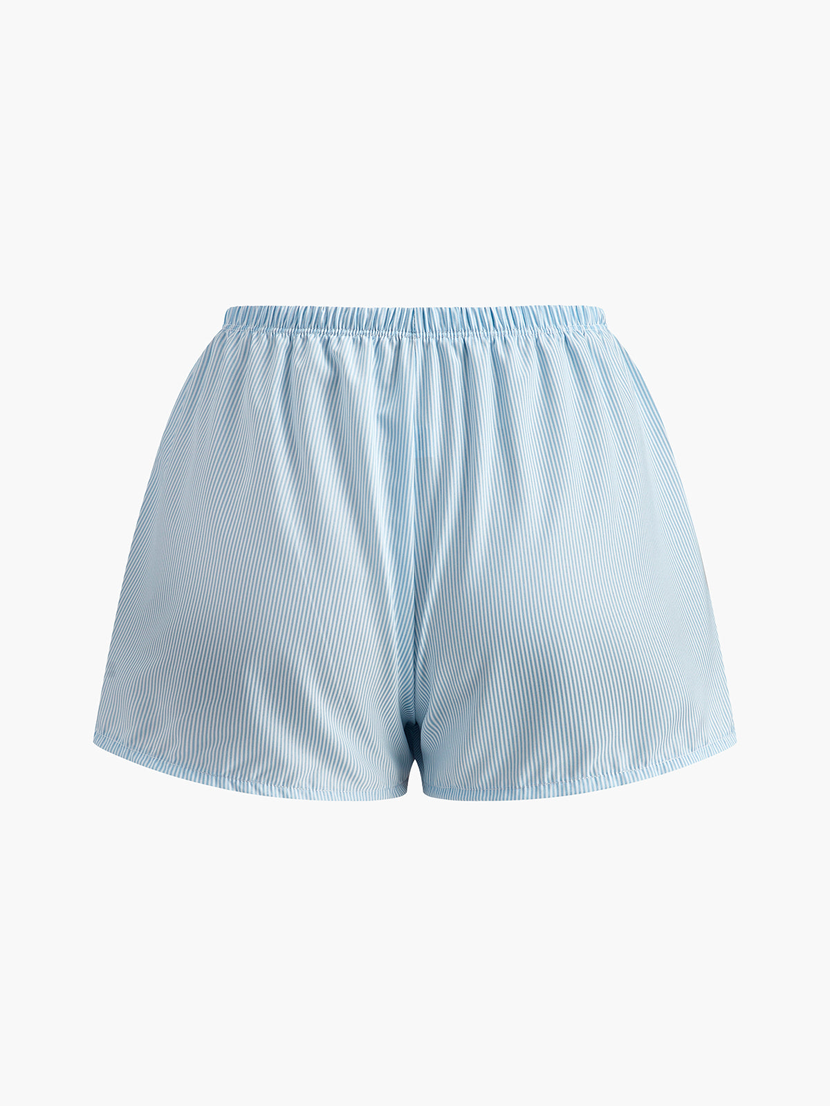 Striped Bikini Set with Shorts — Svelte Chic