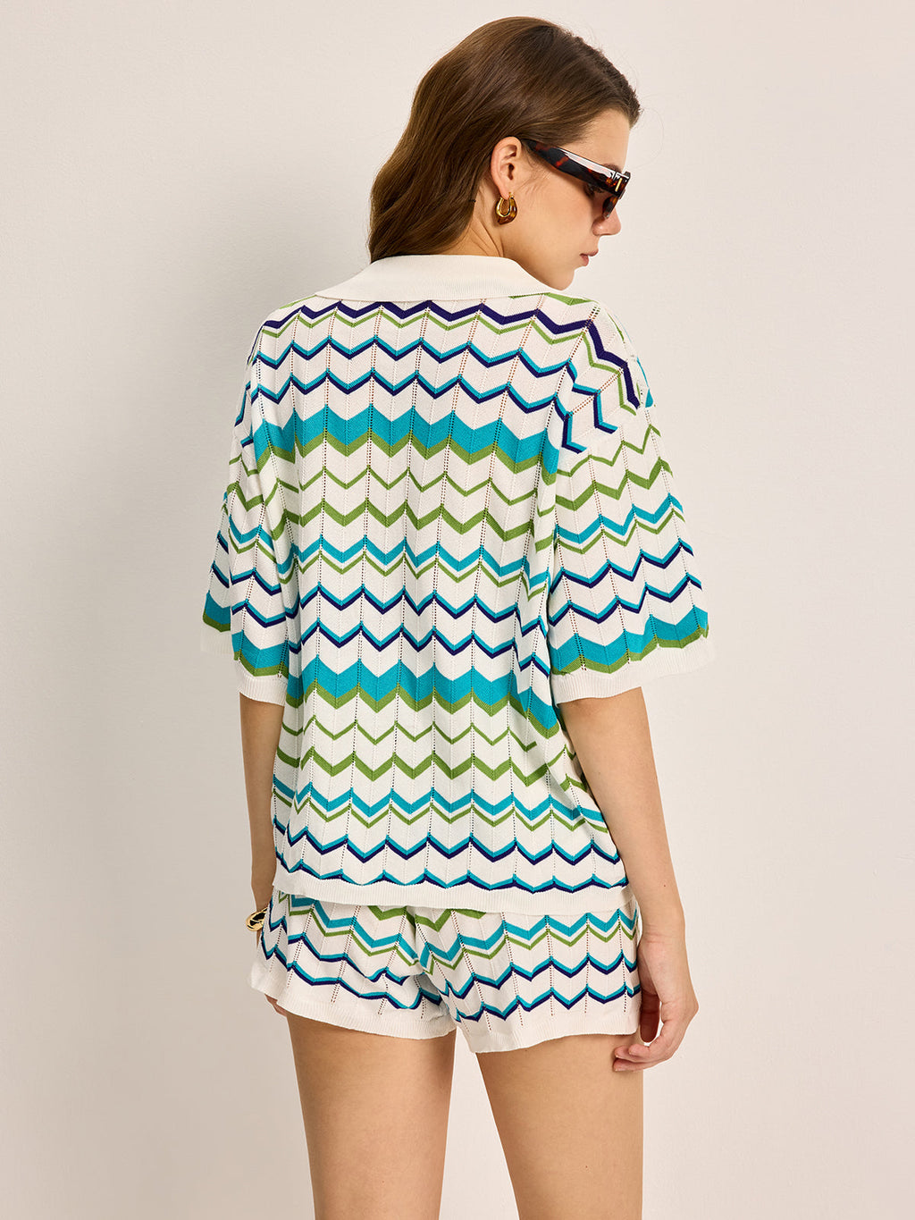 Chevron Knit Short Set — Svelte Chic
