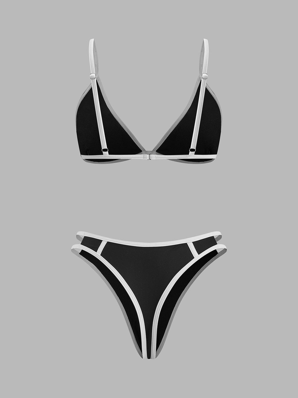 Contrast Trim Bikini Set — Svelte Chic