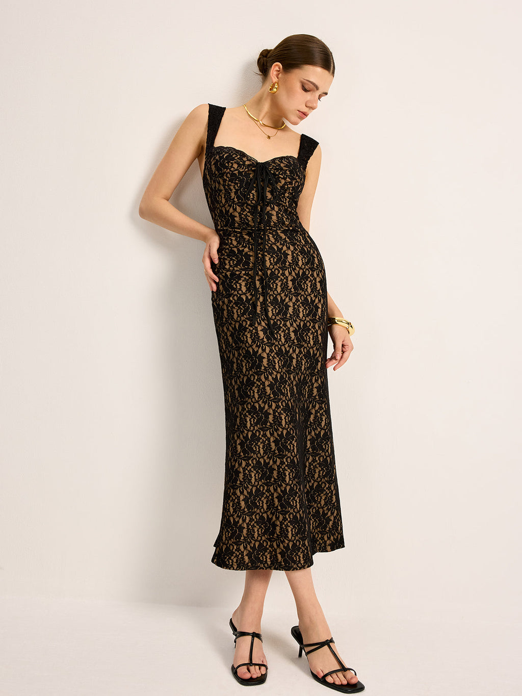 Zaria Lace Maxi Dress — Svelte Chic