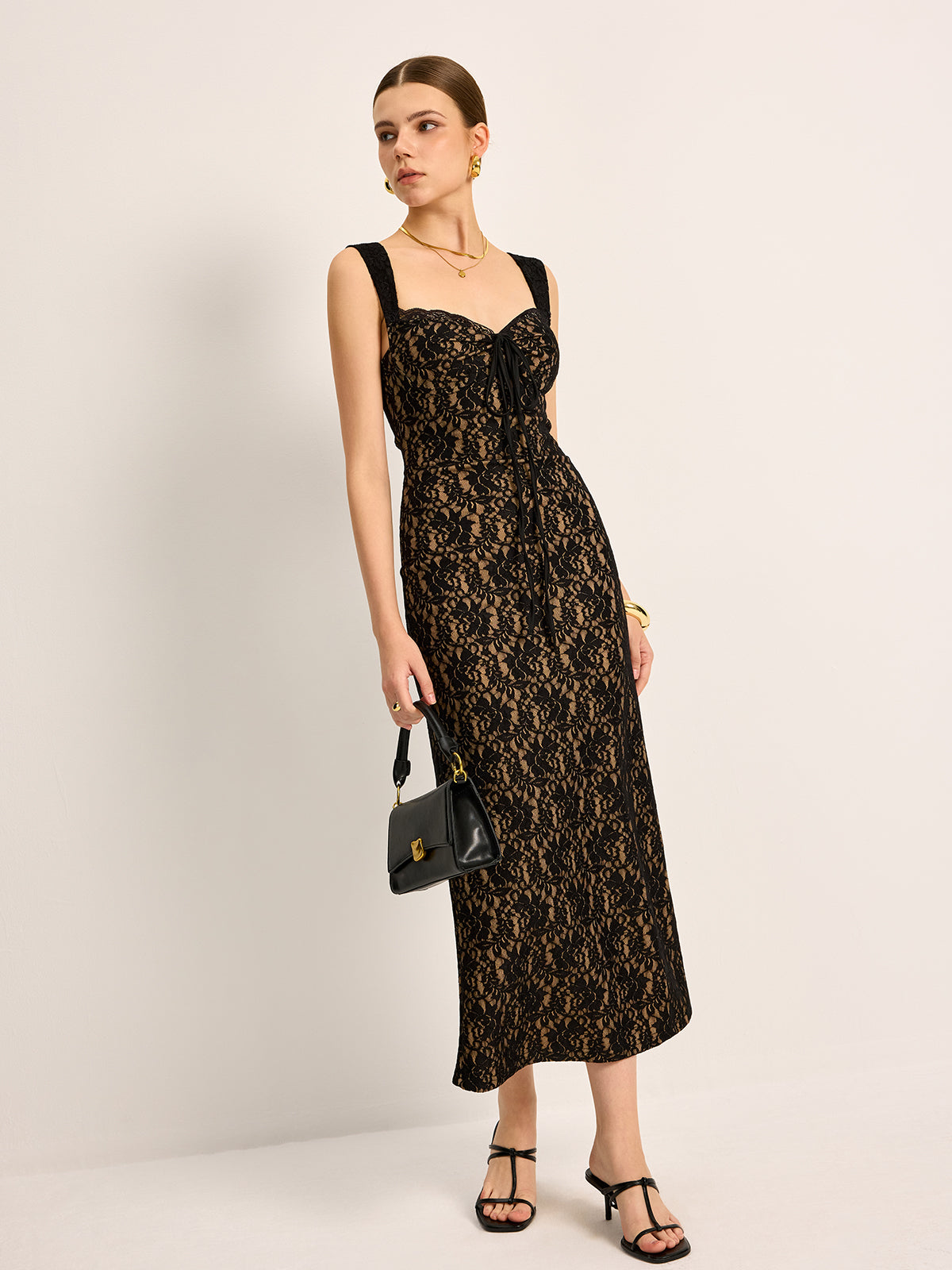 Zaria Lace Maxi Dress — Svelte Chic
