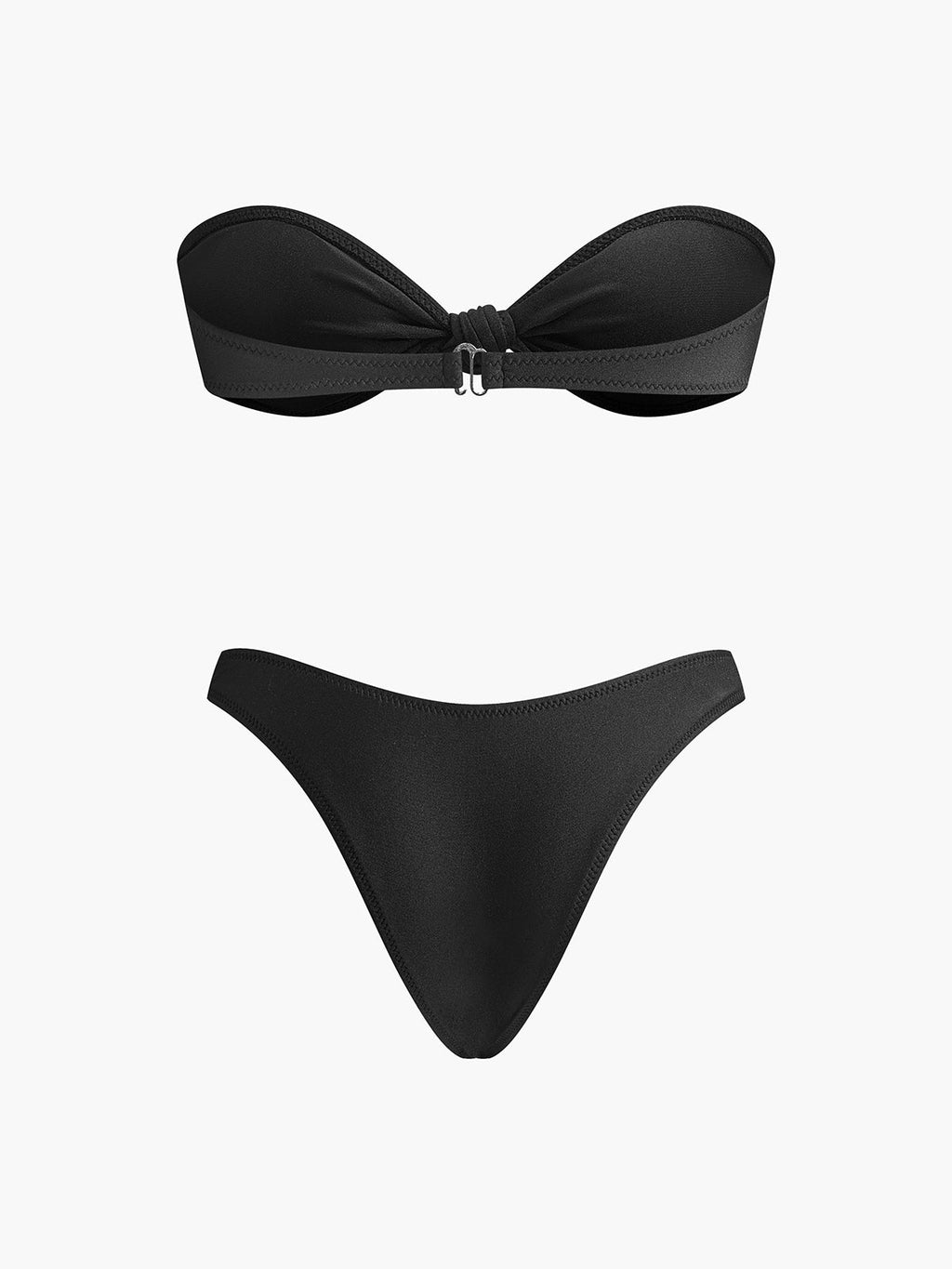 Knotted Bandeau Bikini Set — Svelte Chic