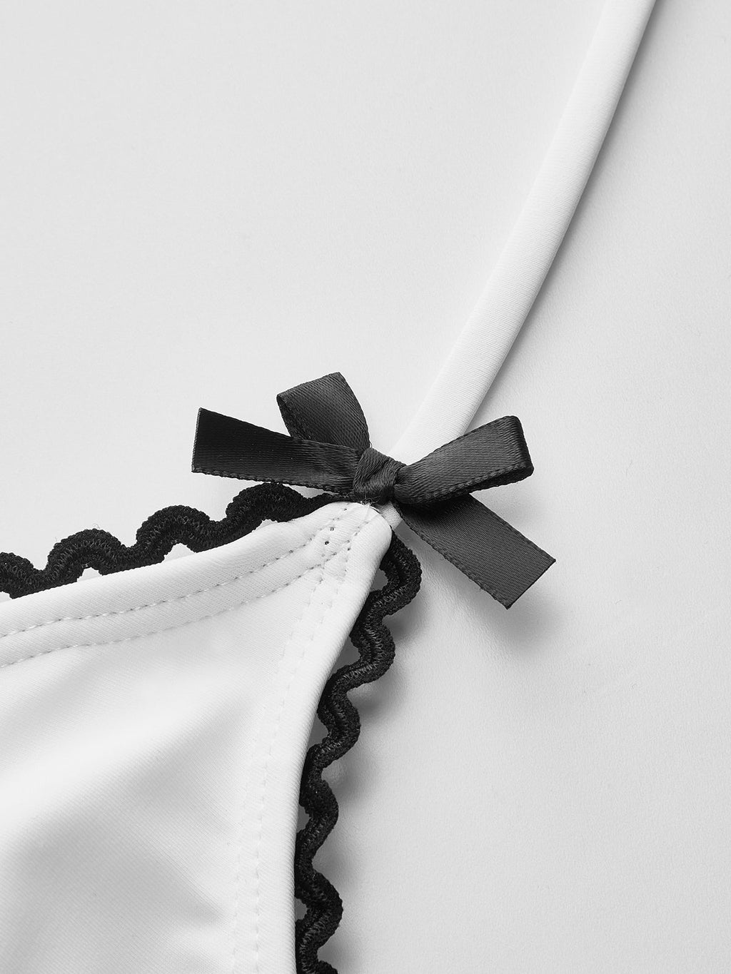 Bow Detail Halter Swimsuit — Svelte Chic