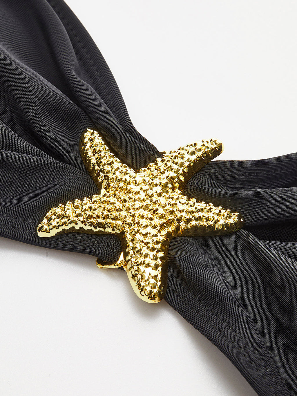 Starfish Bandeau Bikini with Mesh Skirt — Svelte Chic