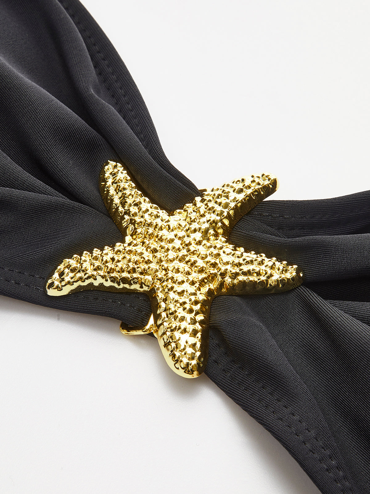 Starfish Bandeau Bikini with Mesh Skirt — Svelte Chic