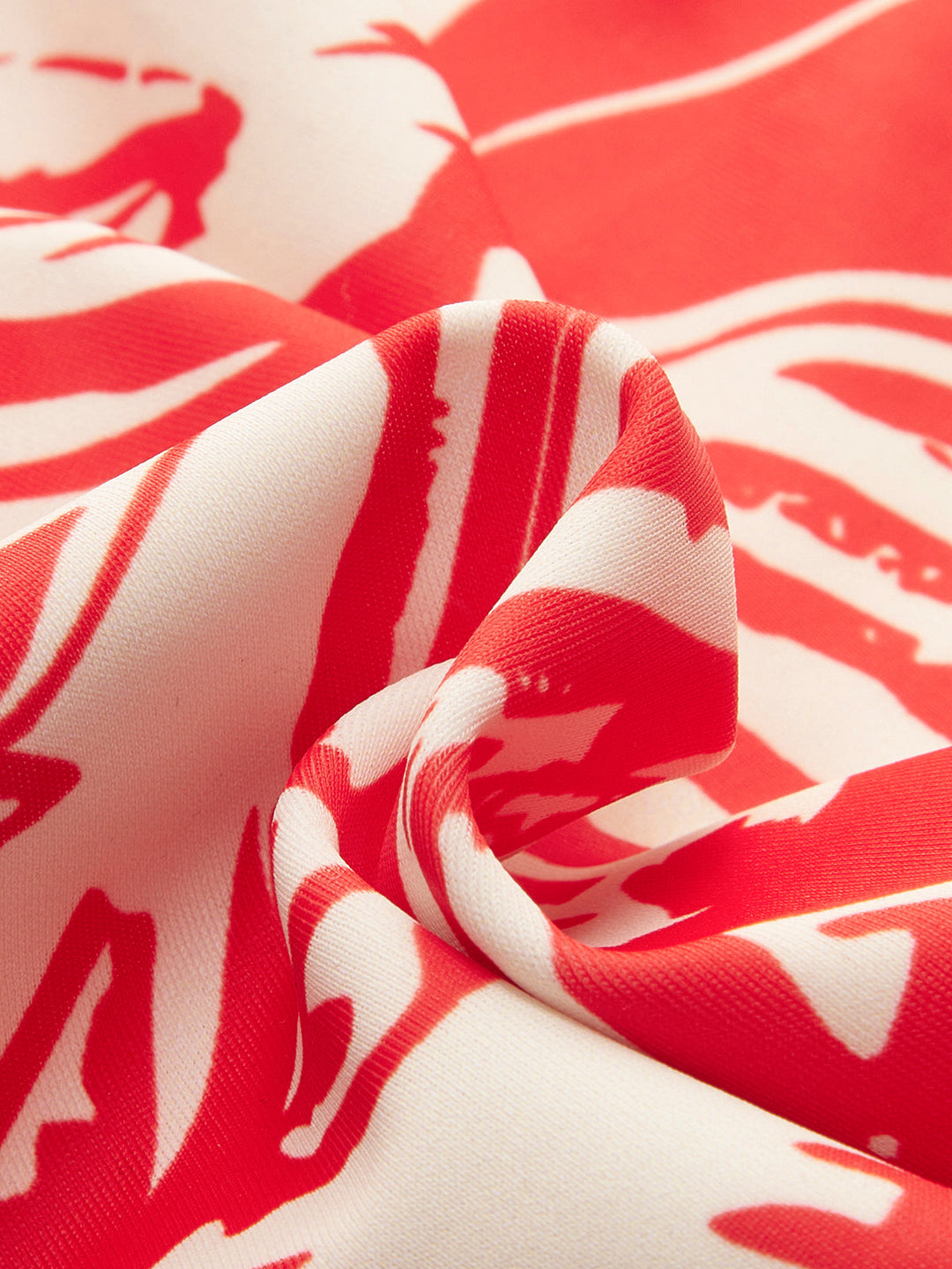 Tropikal Cennet Tek Omuzlu Bikini Takımı