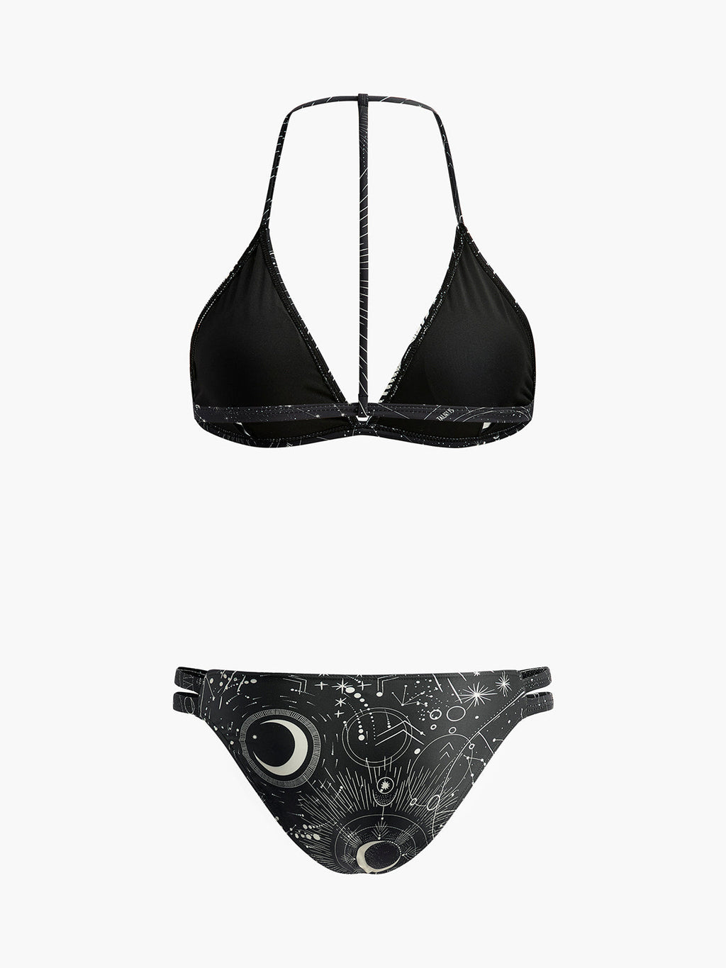 Astrology Print Halter Bikini Set — Svelte Chic