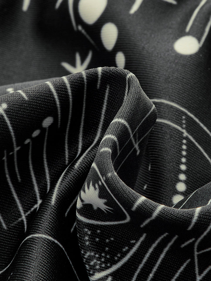 Gökyüzü Temalı Halter Bikini Takımı