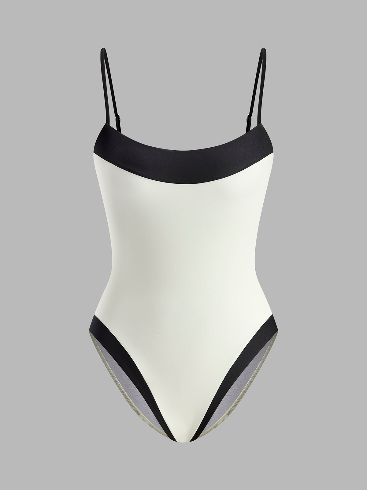 Contrast Trim Cami Swimsuit — Svelte Chic
