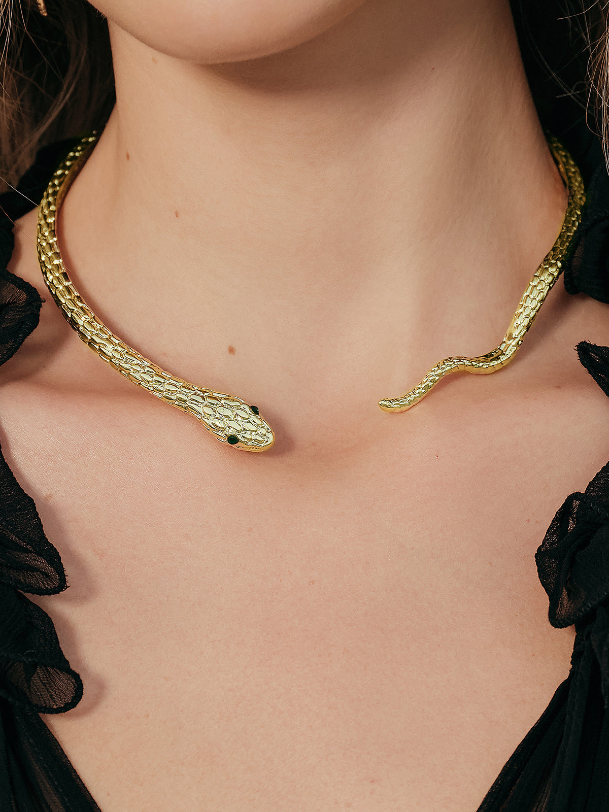 Snake Choker Necklace — Svelte Chic