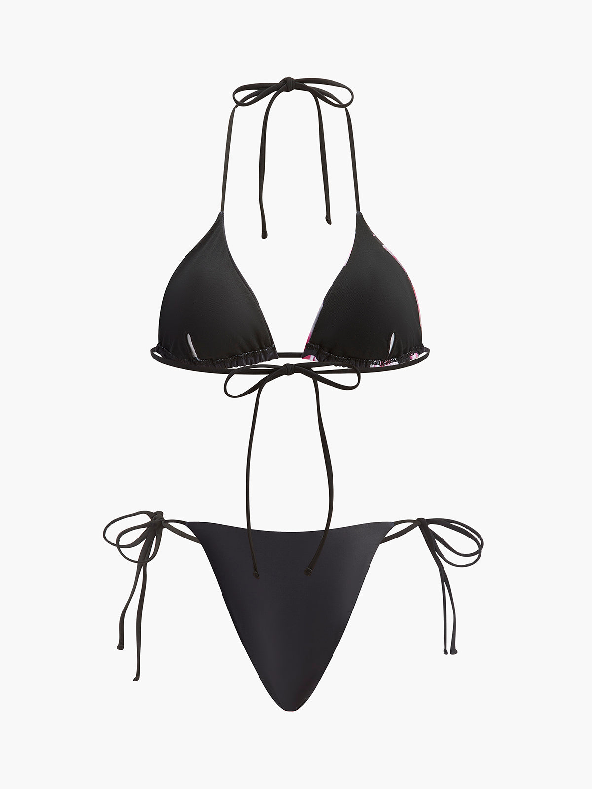 Floral Bikini Set with Mesh Skirt — Svelte Chic