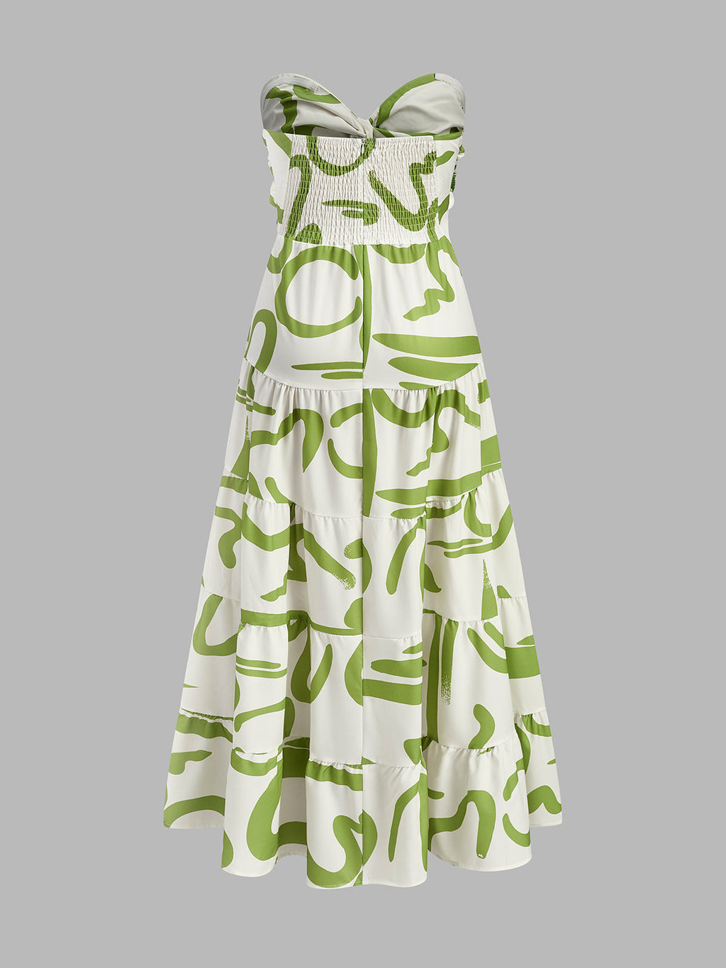 Twist Front Pleated Maxi Dress — Svelte Chic