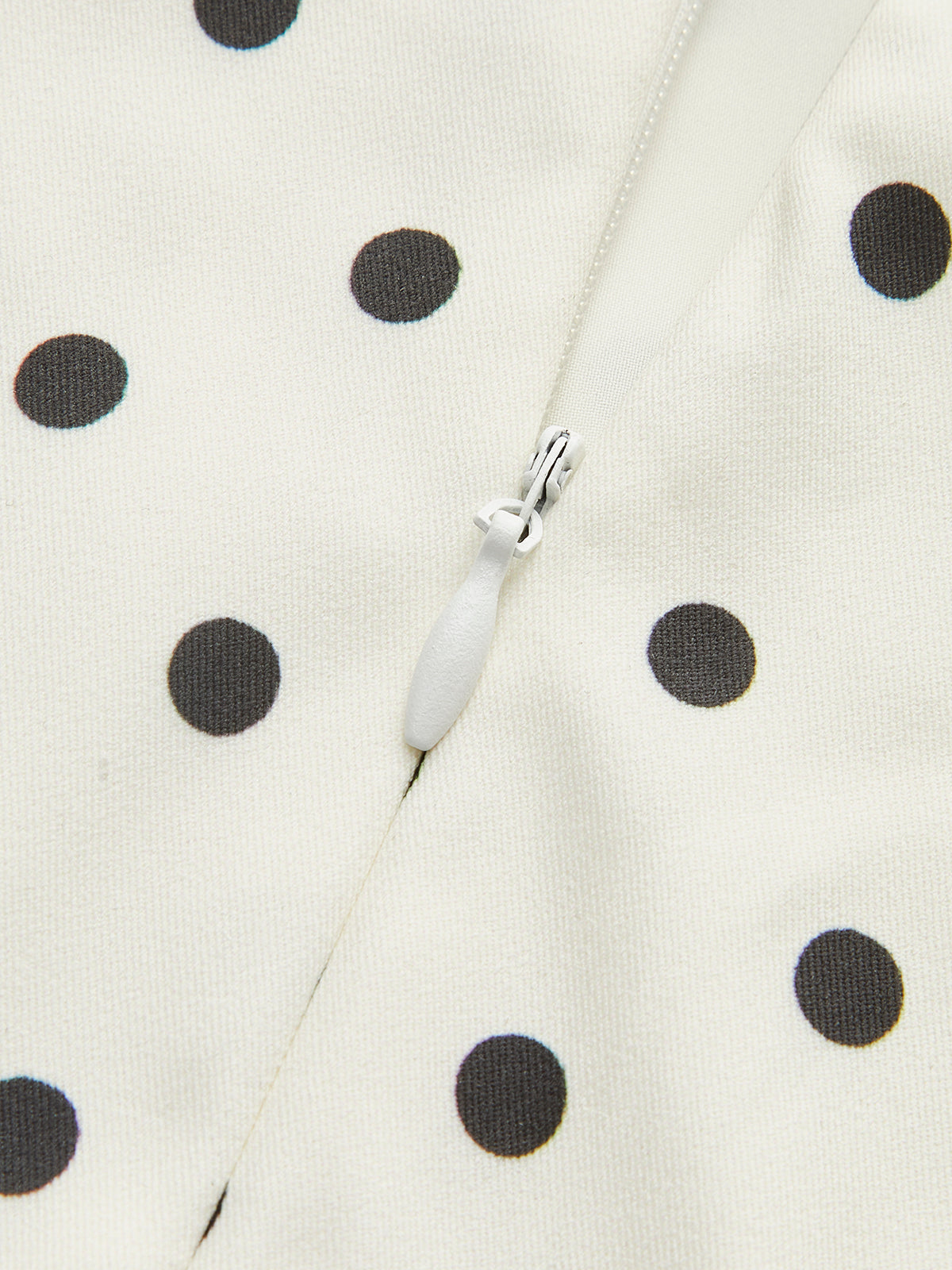 Polka Dot Square Neck Mini Dress — Svelte Chic