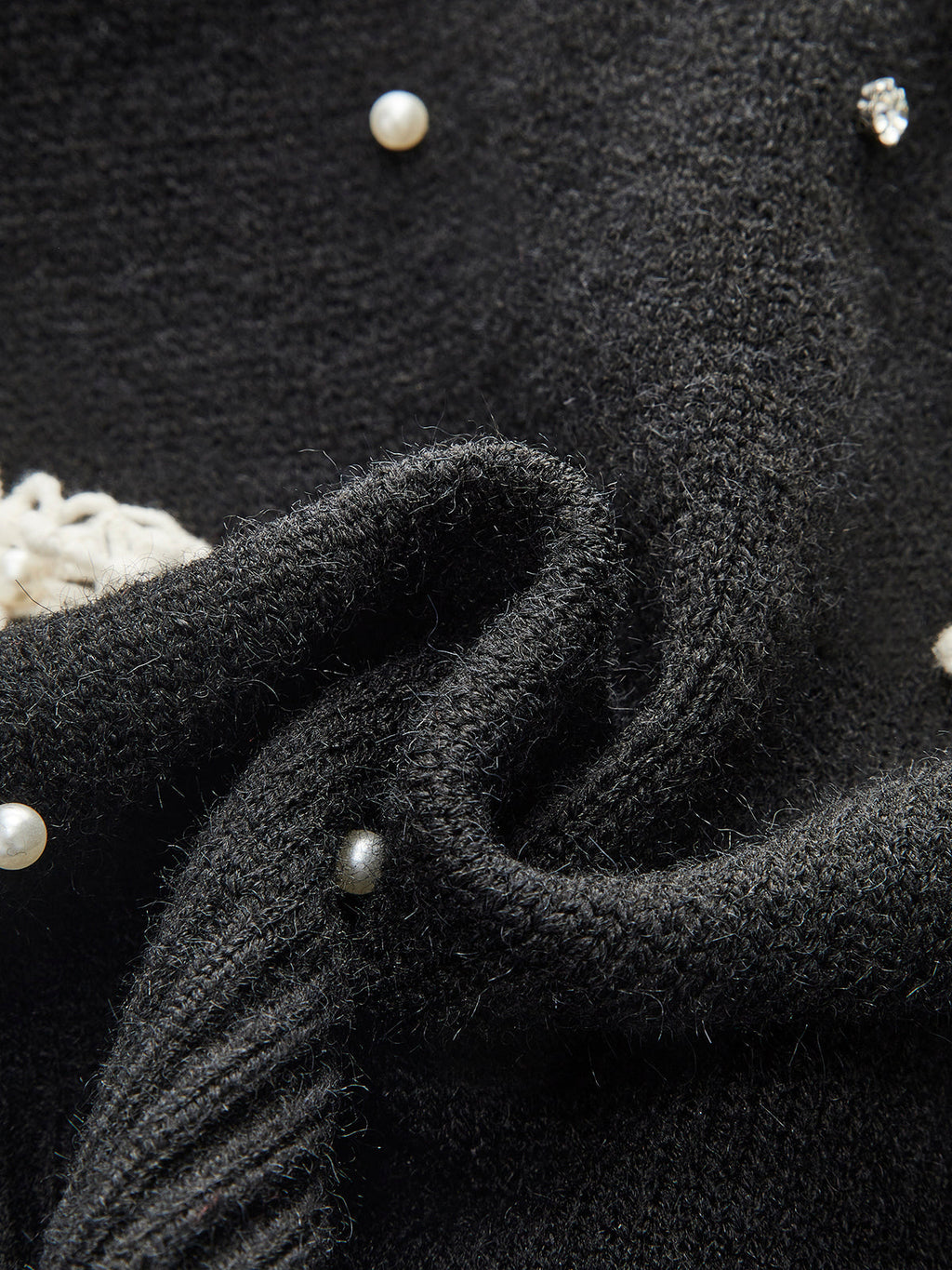 Floral Button Back Knit Vest — Svelte Chic