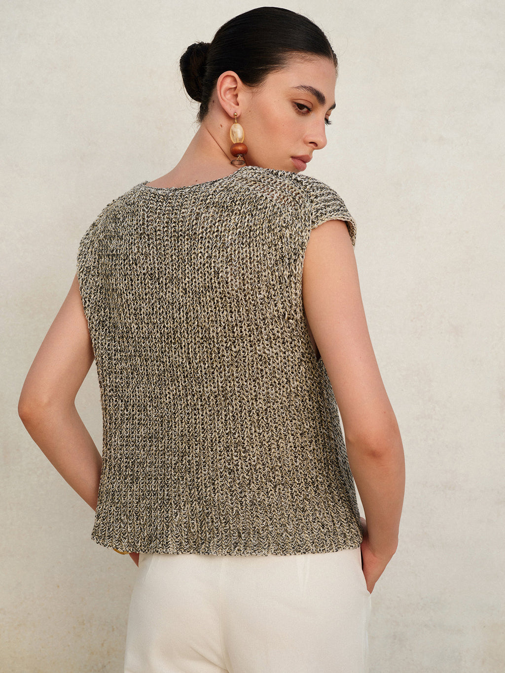 Knit Button Down Vest — Svelte Chic