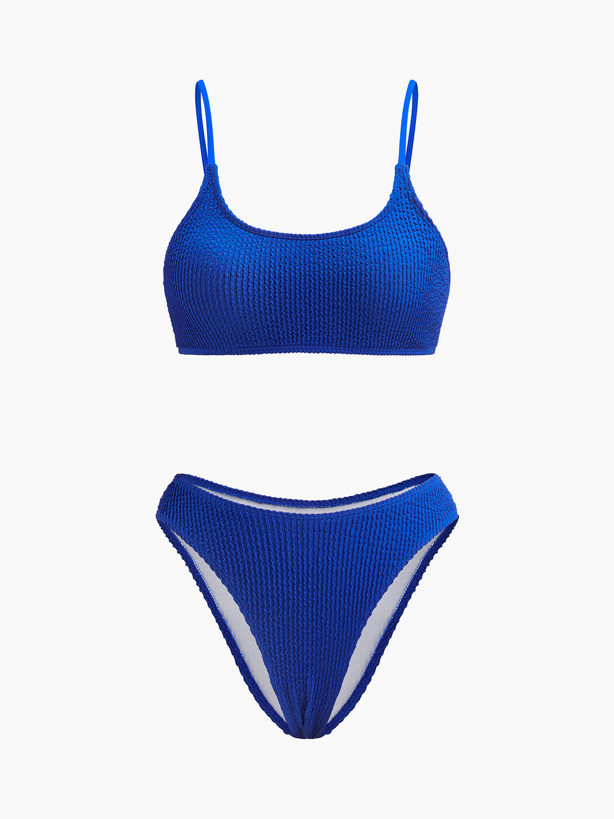 Ribbed High Waist Bikini Set — Svelte Chic