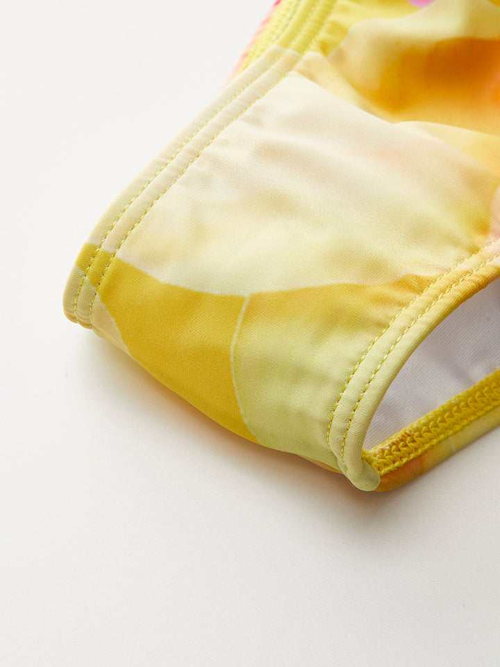 Çiçek Desenli Jarse Bikini Takımı - Yaz Stilini Kucaklayın!