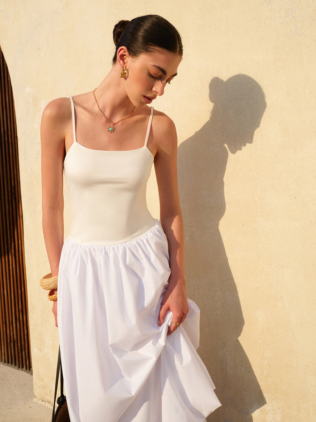 Bubble Hem Cami Maxi Dress — Svelte Chic
