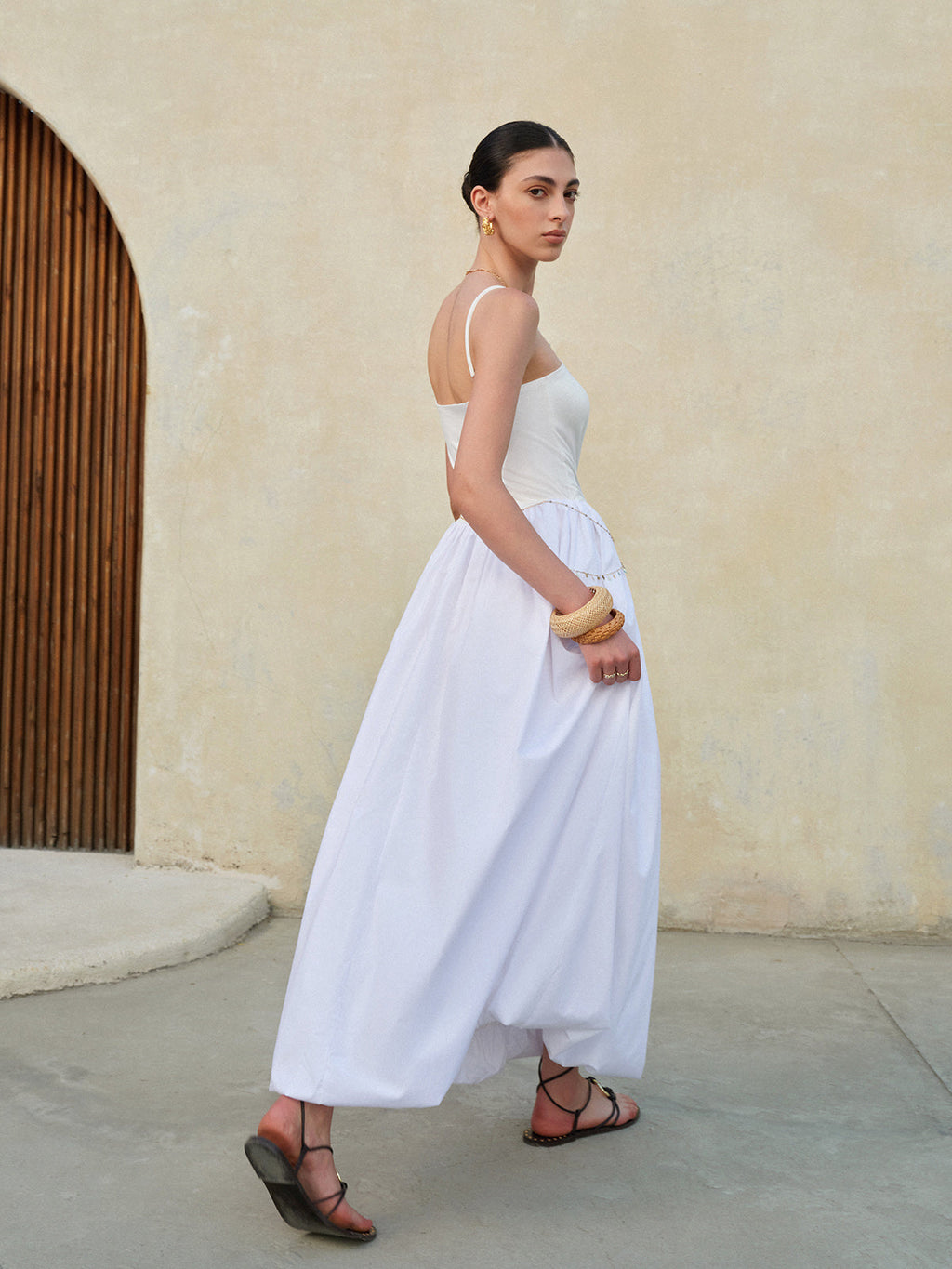 Bubble Hem Cami Maxi Dress — Svelte Chic