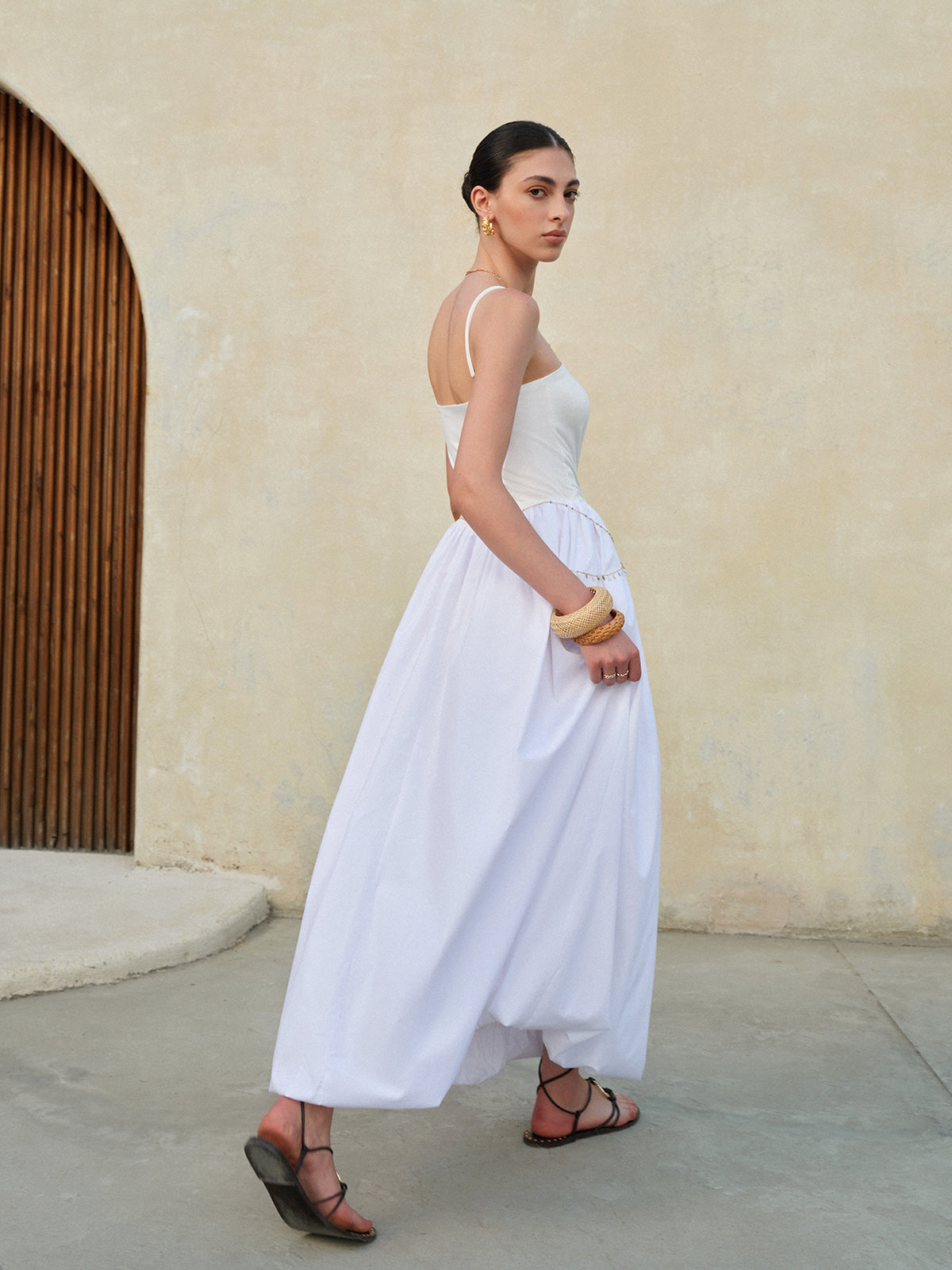 Bubble Hem Cami Maxi Dress — Svelte Chic