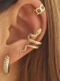Snake Ear Cuff in Gold — Svelte Chic