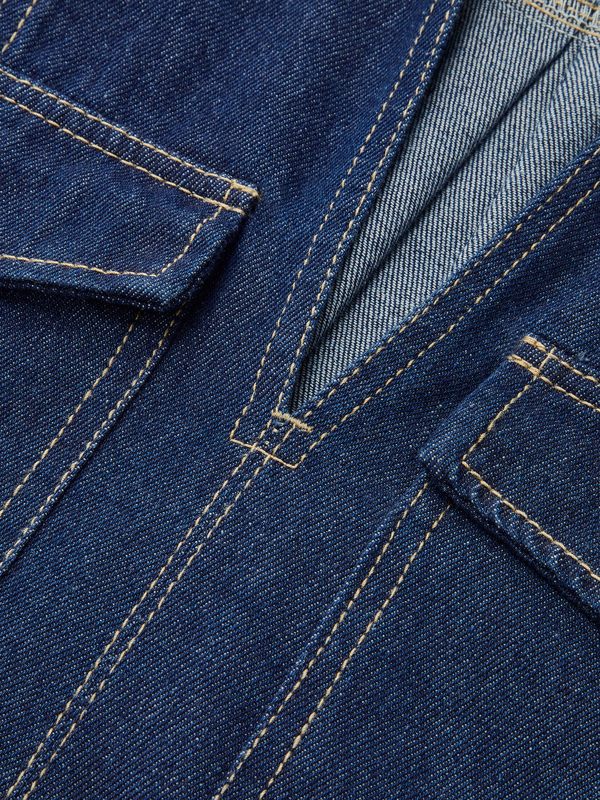 Denim Pocket Short Set — Svelte Chic