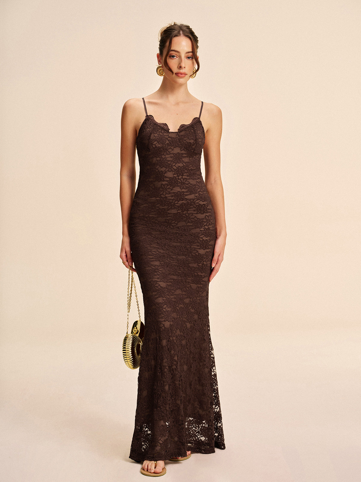 Lace Cami Maxi Dress — Svelte Chic