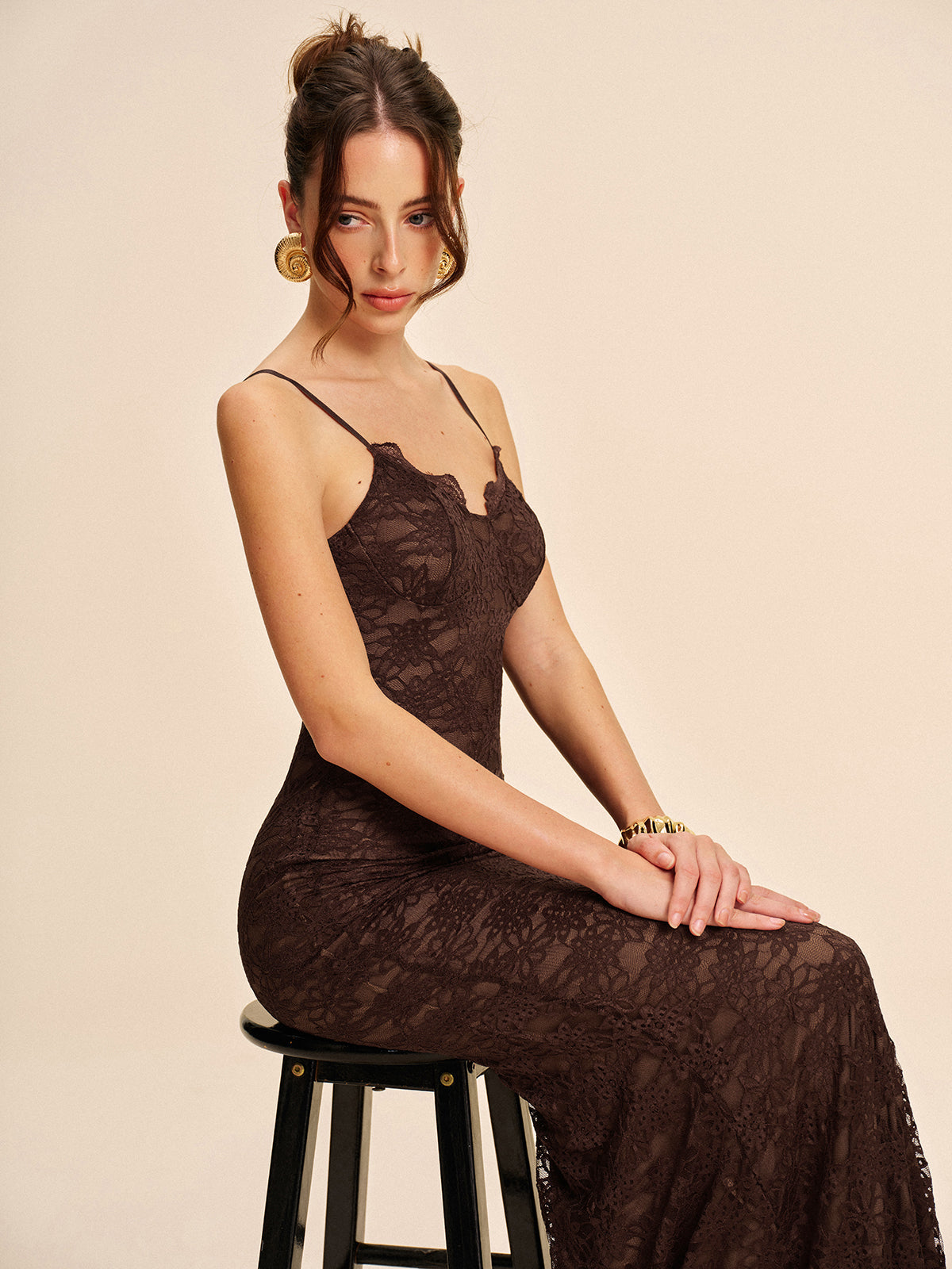 Lace Cami Maxi Dress — Svelte Chic