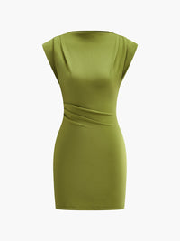 Şık Elbise Drapeli Detaylarla