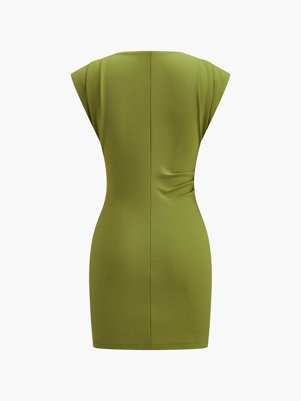 Pleated Short Sleeve Jersey Dress — Svelte Chic