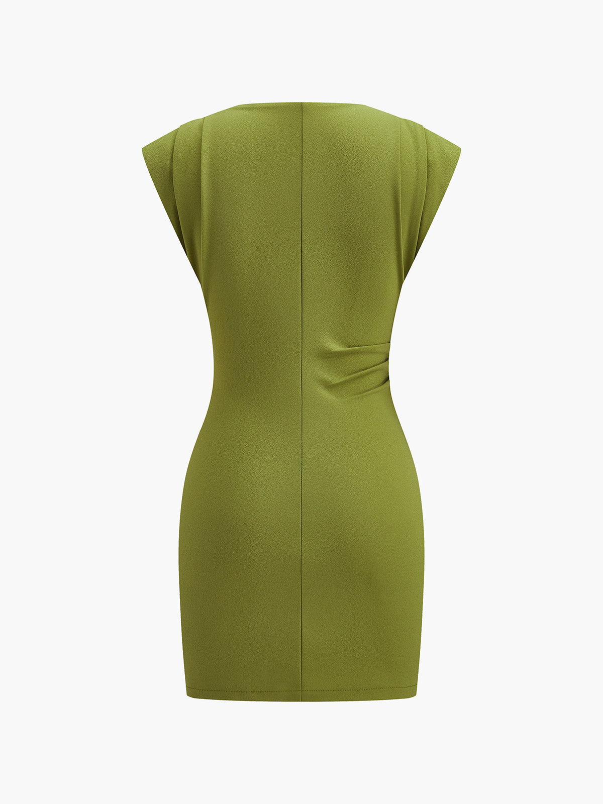 Pleated Short Sleeve Jersey Dress — Svelte Chic