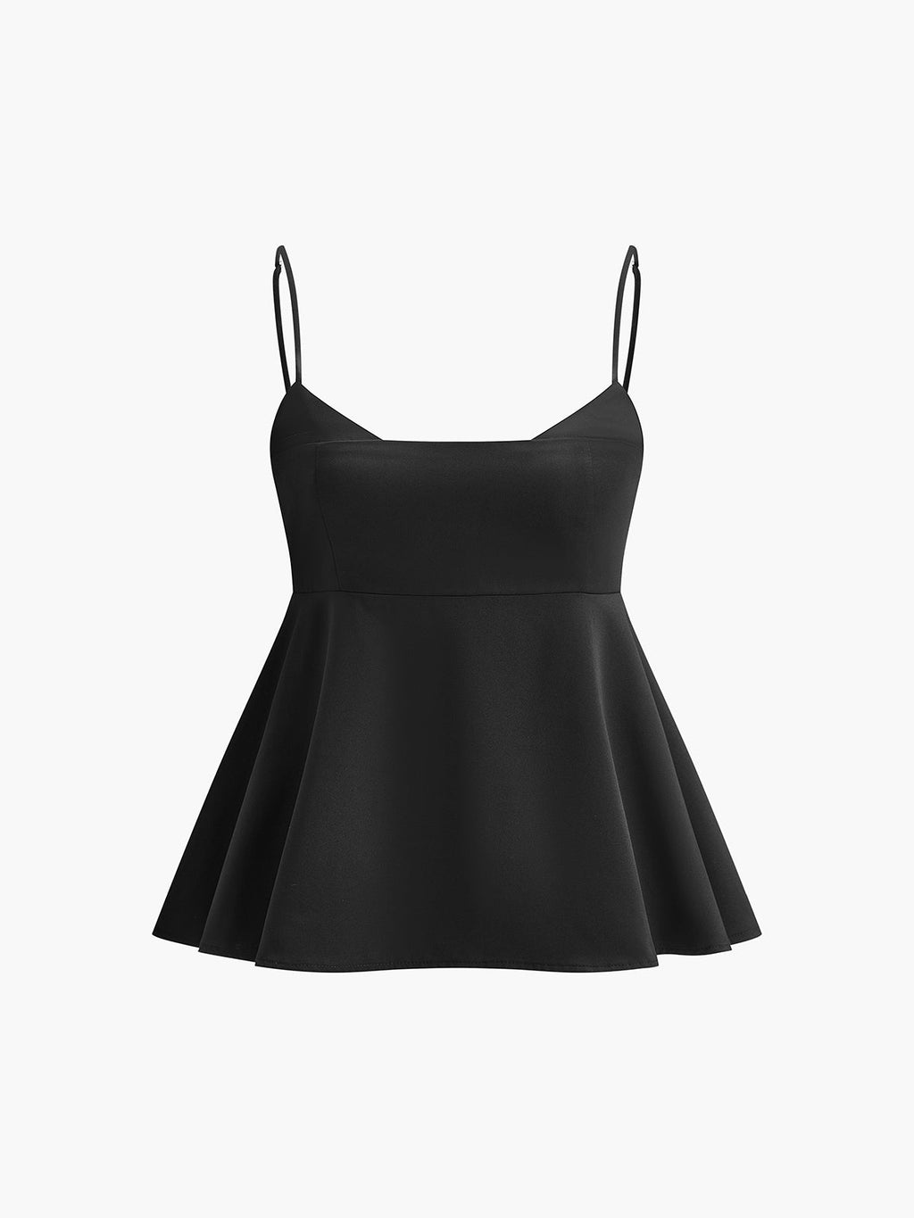 Sweetheart Cami Top in Black — Svelte Chic