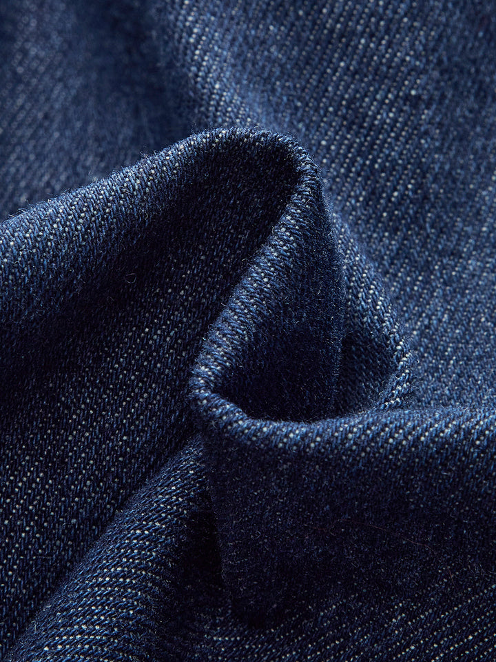 Şık Denim Kısa Takım Trendy Cep Detayı ile