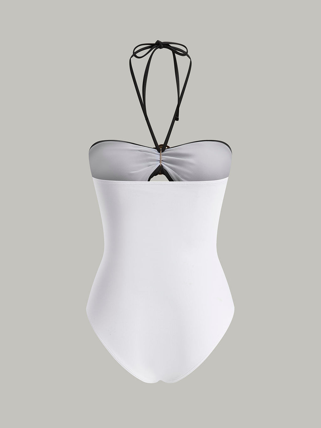 Halter Metal Ring Swimsuit — Svelte Chic