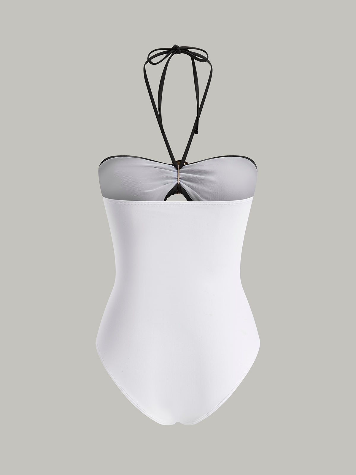 Halter Metal Ring Swimsuit — Svelte Chic