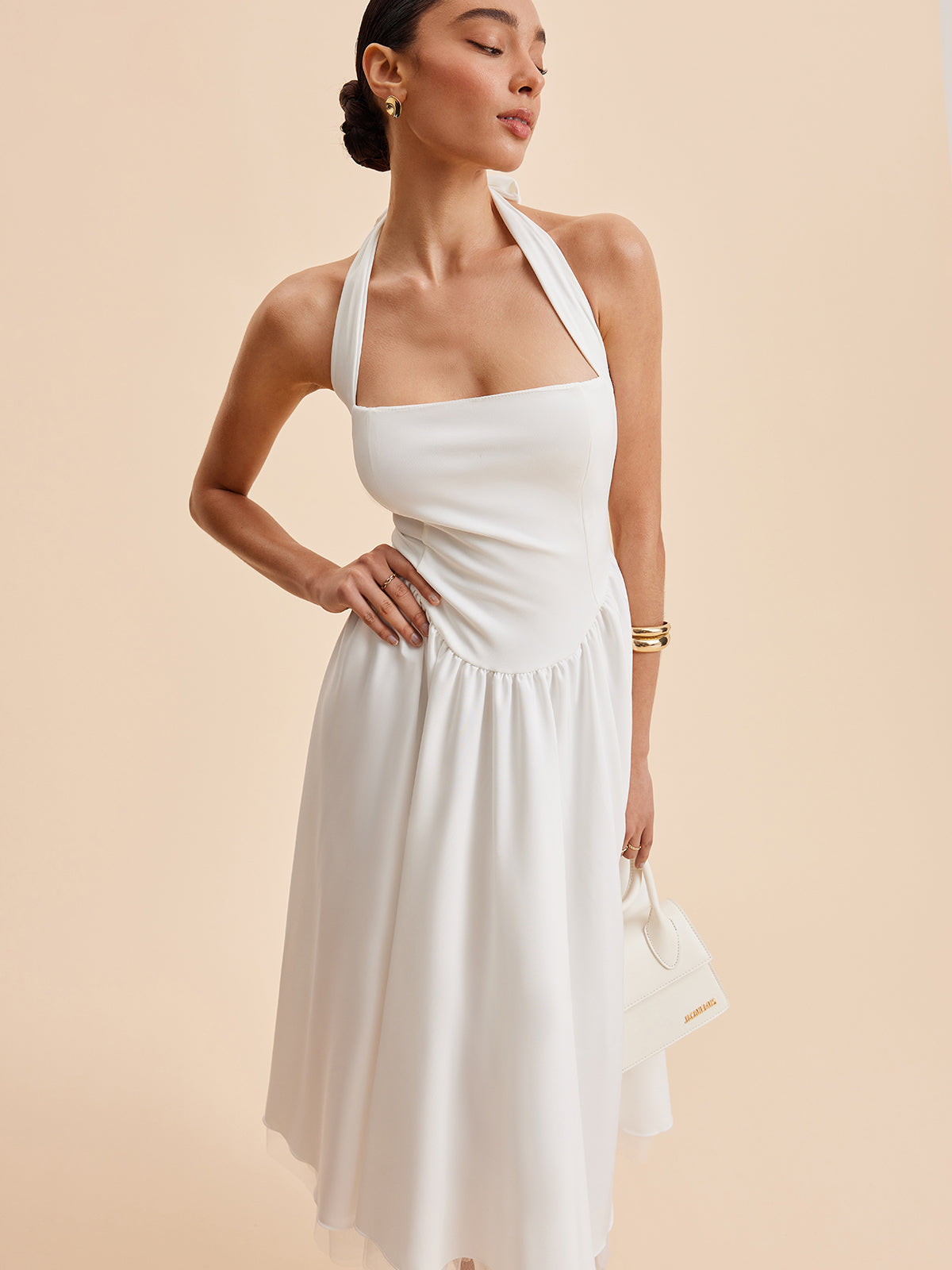 Halter Backless Maxi Dress — Svelte Chic