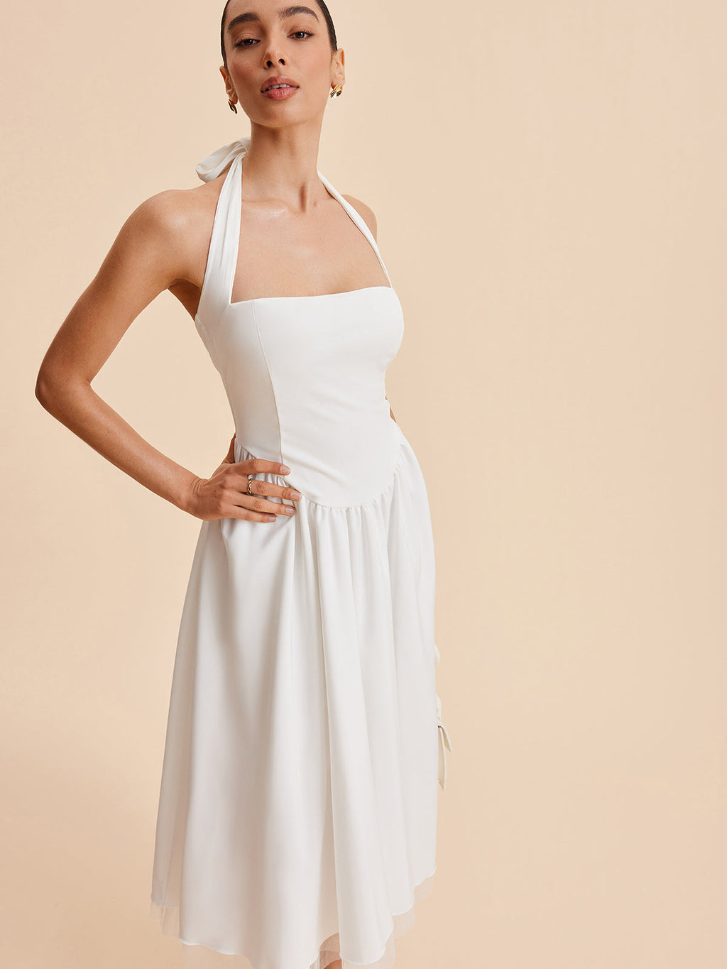 Halter Backless Maxi Dress — Svelte Chic